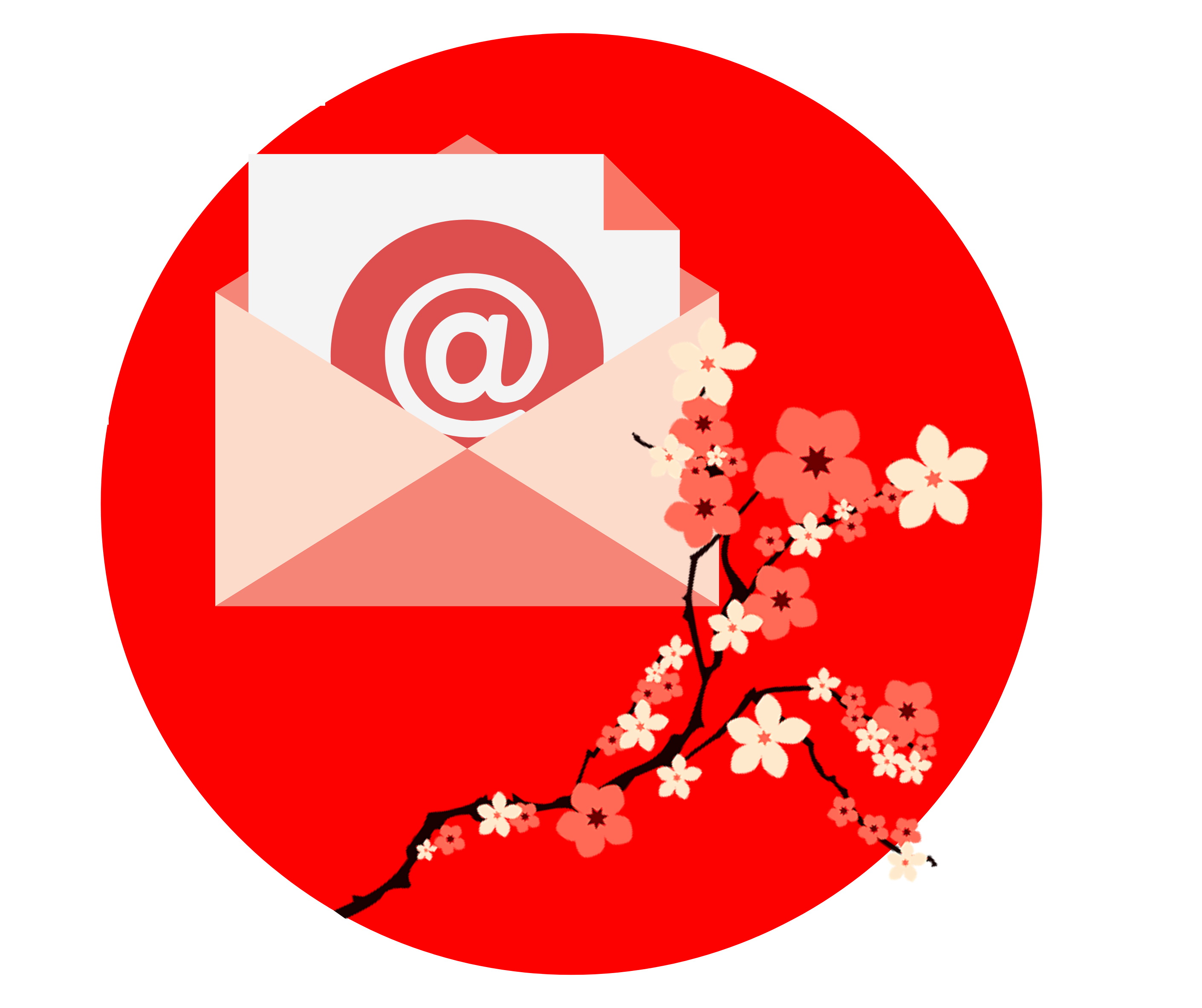 cherry blossoms email