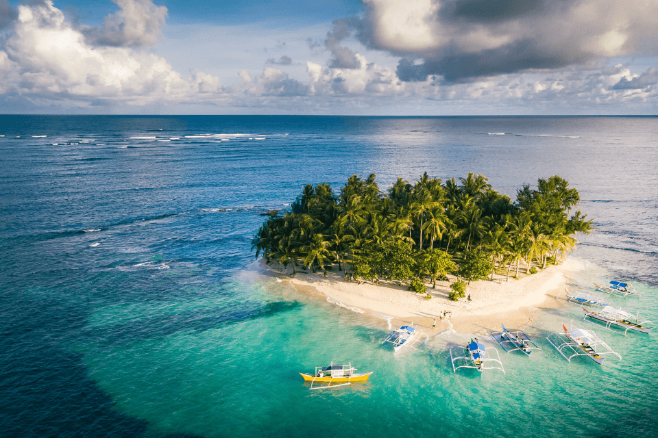 Paradise Island View Siargao - The Most Romantic Destinations in the Philippines for Couples - Blossoms Dating Blog