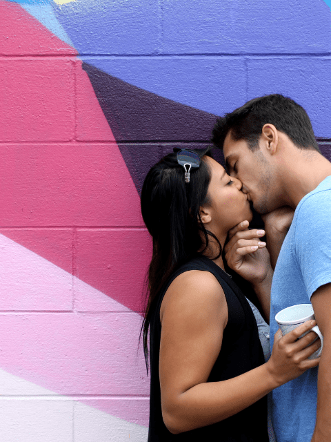 A Couple in Love Kissing - Simple Guide to Choosing the Right Filipino Dating Online Platform - Blossoms Dating Blog