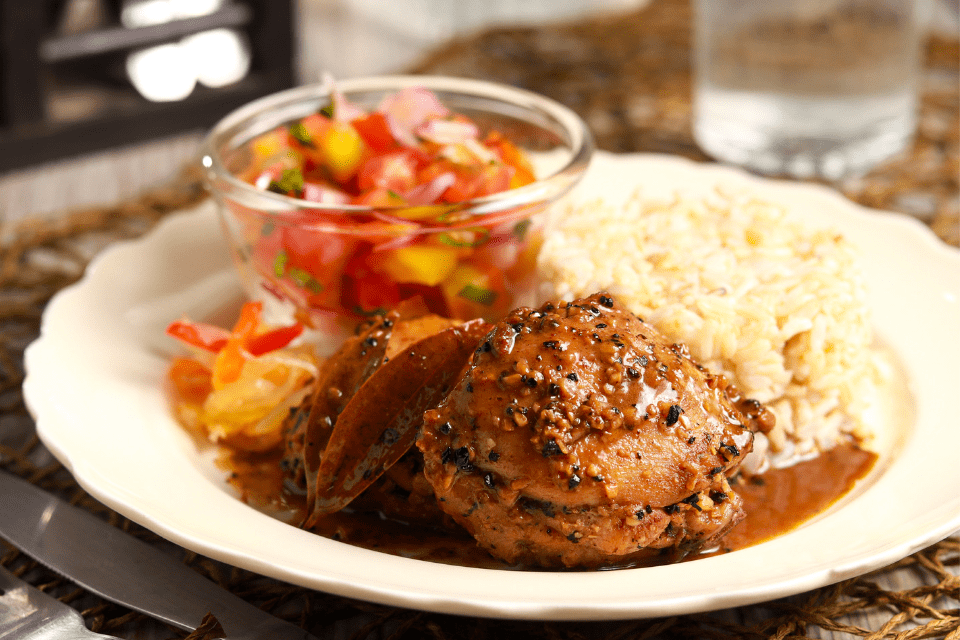 Delicious Filipino Cuisine of Chicken Adobo