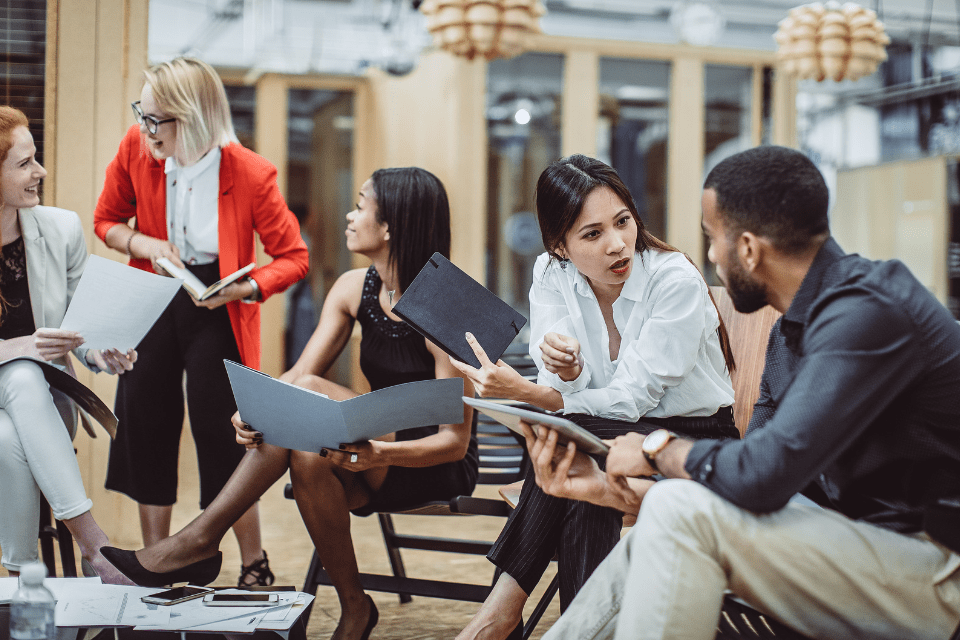 Filipina Businesswoman in a Networking Event