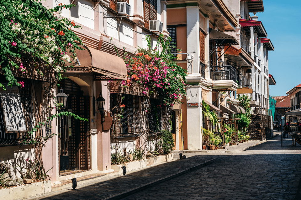 Sidewalk in Vigan City Ilocos Sur Philippines