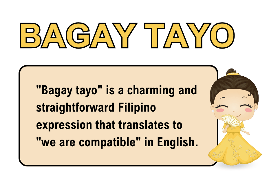 Bagay tayo - Filipino dating term