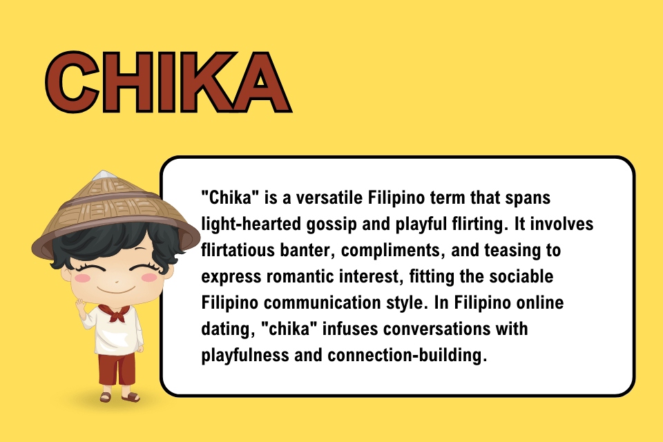 Chika - Filipino dating term