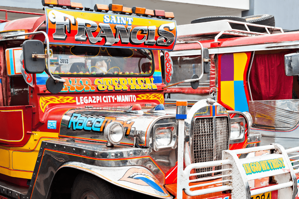 Jeepney, the most popular public transport in the Philippines