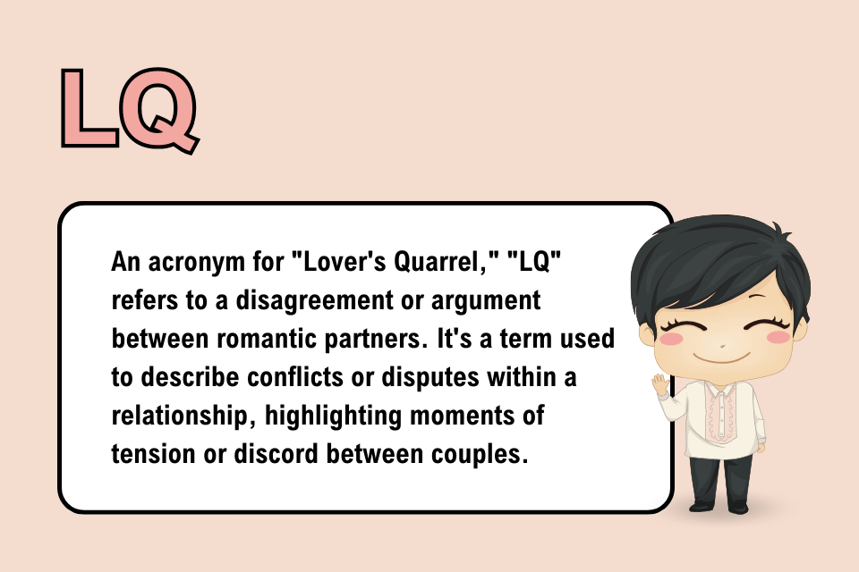 LQ - Filipino dating term