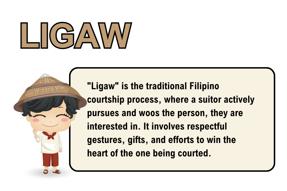 Ligaw - Filipino dating term