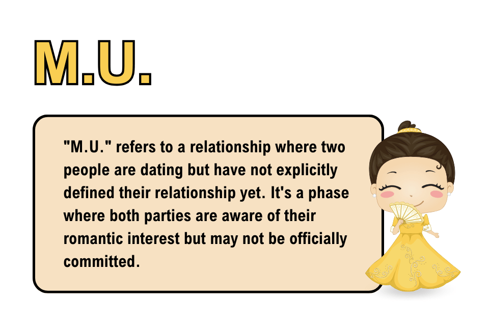 M.U. - Filipino dating term