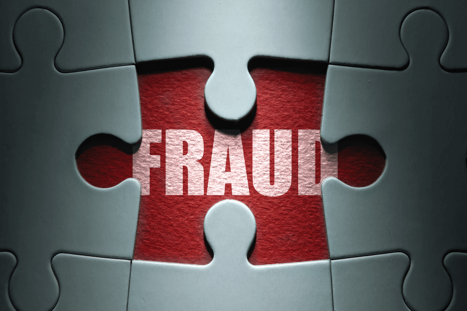 An Illustration of the Word Fraud as the Missing Puzzle Piece on Blossoms Dating 22 Reasons to Join